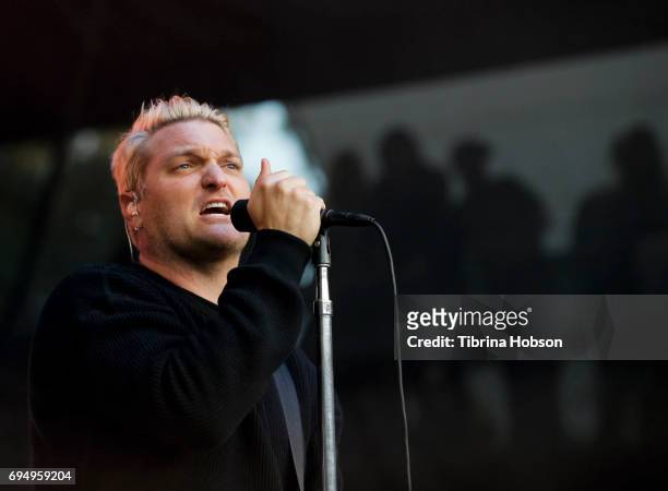 Nathan Willett of Cold War Kids performs at the LIVE 105 BFD 2017 at Shoreline Amphitheatre on June 10, 2017 in Mountain View, California.