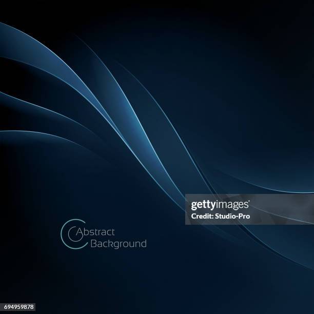 abstract background - light waves stock illustrations