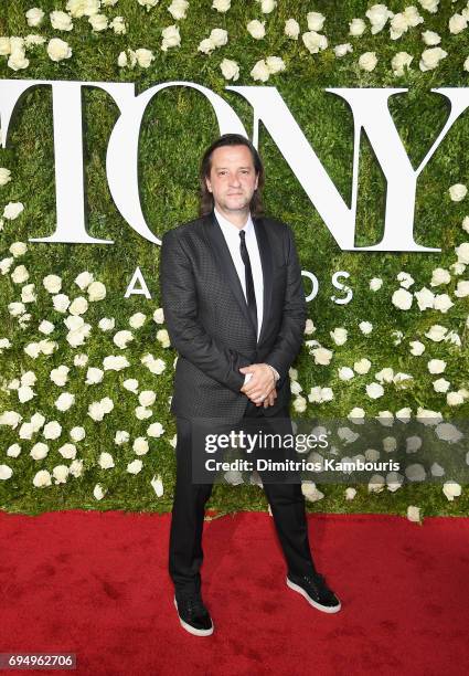 Set designer Rob Howell attends the 2017 Tony Awards at Radio City Music Hall on June 11, 2017 in New York City.