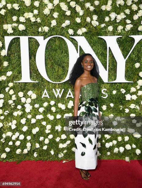 Denee Benton attends the 2017 Tony Awards at Radio City Music Hall on June 11, 2017 in New York City.