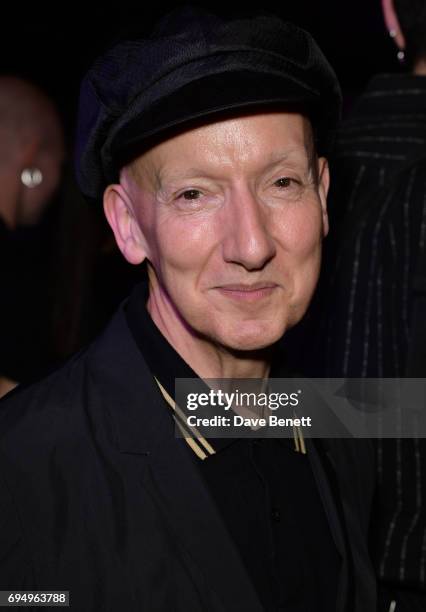 Stephen Jones attends the Charles Jeffrey LOVERBOY x 10 Men Magazine LFWM party celebrating the 5th anniversary of London Fashion Week Men's at The...