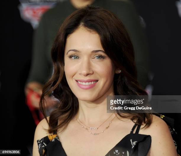 Actress Marla Sokoloff arrives at the premiere of Disney And Pixar's "Cars 3" at Anaheim Convention Center on June 10, 2017 in Anaheim, California.