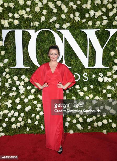 Actress Alison Wright attends the 2017 Tony Awards at Radio City Music Hall on June 11, 2017 in New York City.