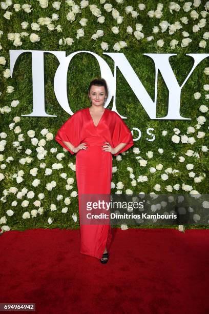 Actress Alison Wright attends the 2017 Tony Awards at Radio City Music Hall on June 11, 2017 in New York City.
