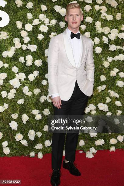 Lucas Steele attends the 2017 Tony Awards at Radio City Music Hall on June 11, 2017 in New York City.