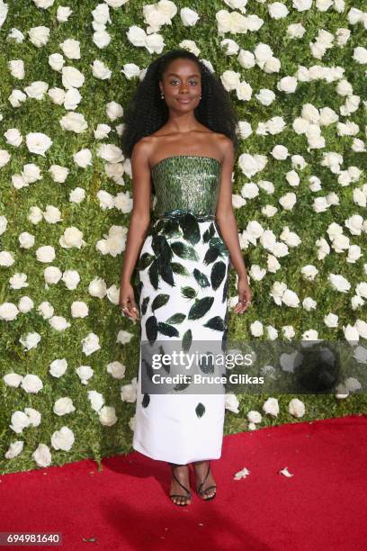 Denee Benton attends the 71st Annual Tony Awards at Radio City Music Hall on June 11, 2017 in New York City.