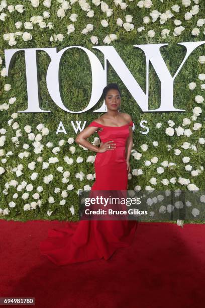 Michelle Wilson attends the 2017 Tony Awards at Radio City Music Hall on June 11, 2017 in New York City.