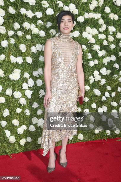Set designer Mimi Lien attends the 71st Annual Tony Awards at Radio City Music Hall on June 11, 2017 in New York City.