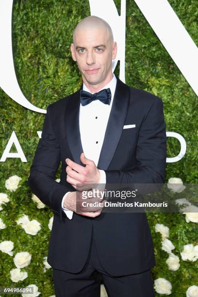 Christian Borle attends the 2017 Tony Awards at Radio City Music Hall on June 11, 2017 in New York City.