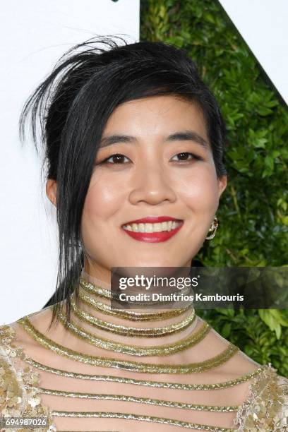 Actress Mimi Lien attends the 2017 Tony Awards at Radio City Music Hall on June 11, 2017 in New York City.
