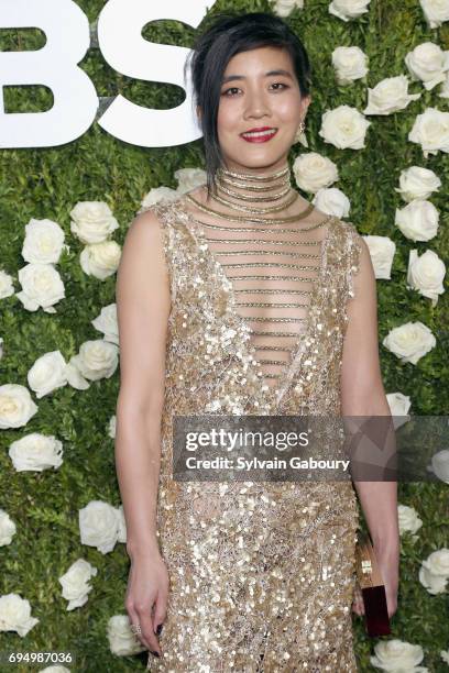 Actress Mimi Lien attends the 2017 Tony Awards at Radio City Music Hall on June 11, 2017 in New York City.
