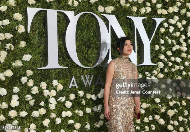 Mimi Lien attends the 2017 Tony Awards at Radio City Music Hall on June 11, 2017 in New York City.