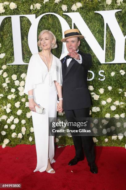 Actors Susan Lyons and Jefferson Mays attend the 71st Annual Tony Awards at Radio City Music Hall on June 11, 2017 in New York City.
