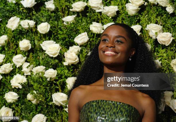 Denee Benton attends the 2017 Tony Awards at Radio City Music Hall on June 11, 2017 in New York City.