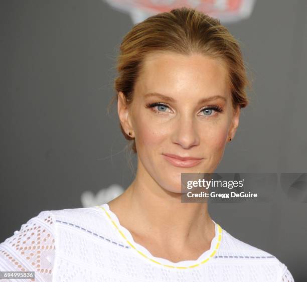 Heather Morris arrives at the premiere of Disney And Pixar's "Cars 3" at Anaheim Convention Center on June 10, 2017 in Anaheim, California.