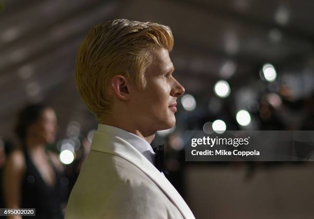 Lucas Steele attends the 2017 Tony Awards at Radio City Music Hall on June 11, 2017 in New York City.