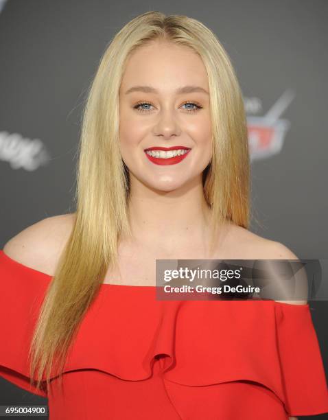 DeVore Ledridge arrives at the premiere of Disney And Pixar's "Cars 3" at Anaheim Convention Center on June 10, 2017 in Anaheim, California.