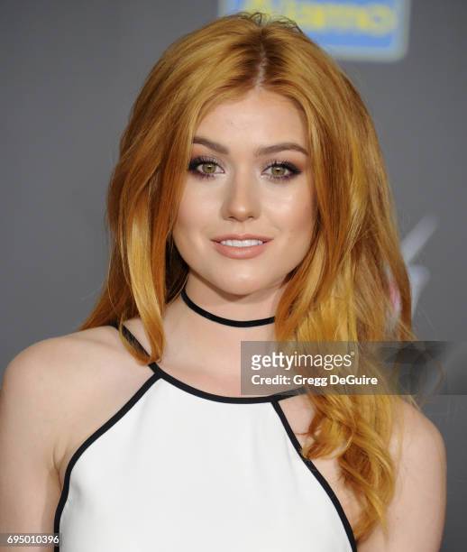 Katherine McNamara arrives at the premiere of Disney And Pixar's "Cars 3" at Anaheim Convention Center on June 10, 2017 in Anaheim, California.