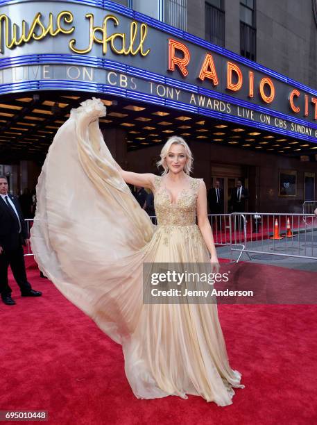 Betsy Wolfe attends the 2017 Tony Awards at Radio City Music Hall on June 11, 2017 in New York City.