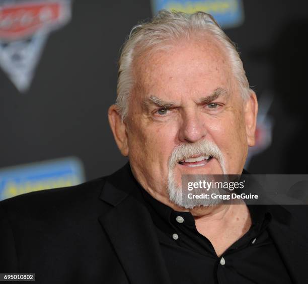 John Ratzenberger arrives at the premiere of Disney And Pixar's "Cars 3" at Anaheim Convention Center on June 10, 2017 in Anaheim, California.