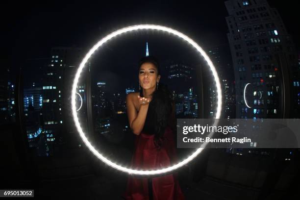 Actress Courtney Reed poses for a photo as passionate Broadway actors and actresses and social media influencers come together for the Official Tony...