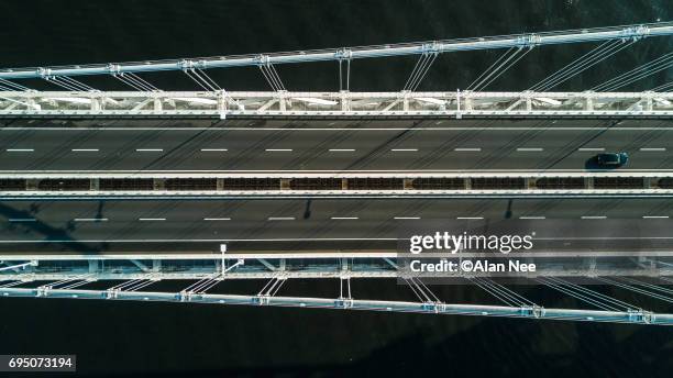 tokyo bay from the air - 首都 stock pictures, royalty-free photos & images