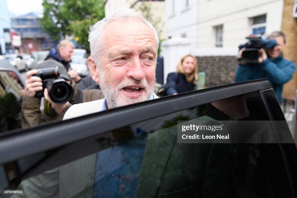 Jeremy Corbyn Leaves Home Amid General Election Fallout