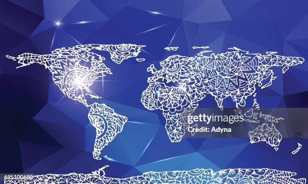 Triangular World Map 262 Triangular World Map Stock Photos, High-Res Pictures, and Images ...