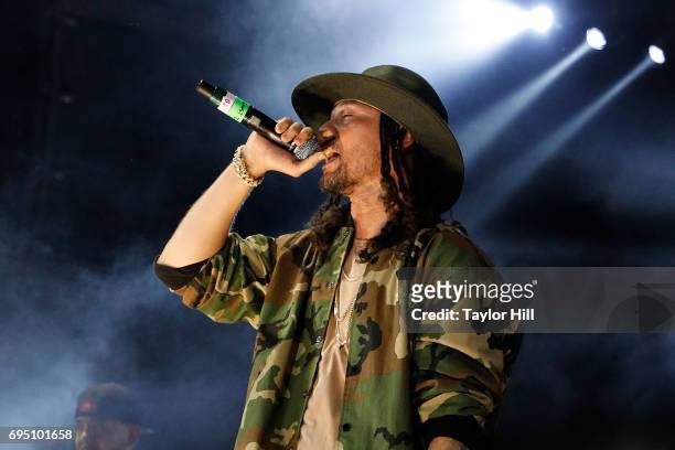 Bizzy Bone performs during the 2017 Hot 97 Summer Jam at MetLife Stadium on June 11, 2017 in East Rutherford, New Jersey.