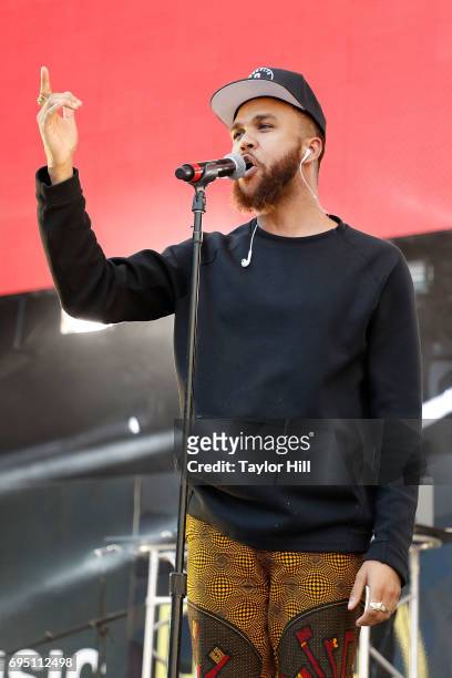 Jidenna performs during the 2017 Hot 97 Summer Jam at MetLife Stadium on June 11, 2017 in East Rutherford, New Jersey.