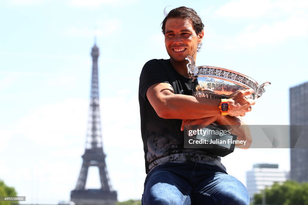 Rafael Nadal Photocall After French Open Victory