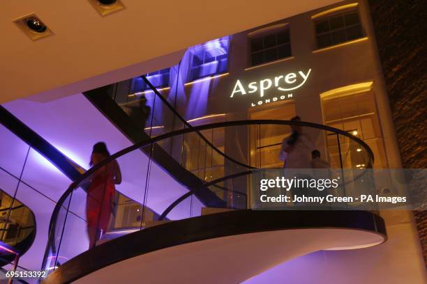 The after party at Asprey's in Mayfair, London, following The One for the Boys Fashion Ball, held at The Landmark Hotel, Marylebone. To raise...