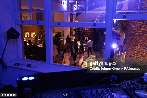 The after party at Asprey's in Mayfair, London, following The One for the Boys Fashion Ball, held at The Landmark Hotel, Marylebone. To raise...