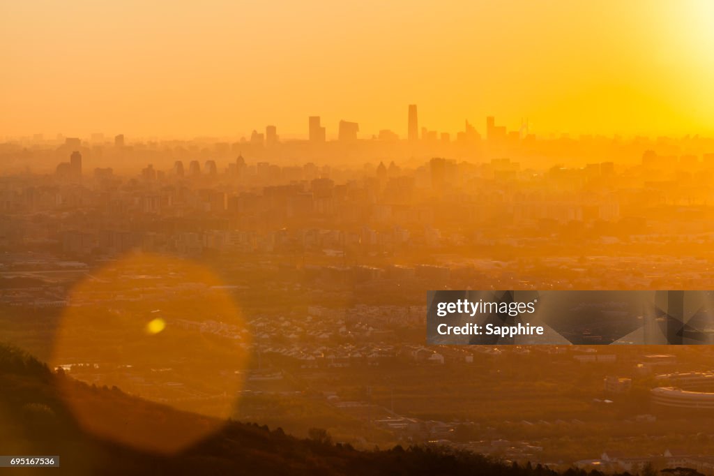 Beijing city skyline