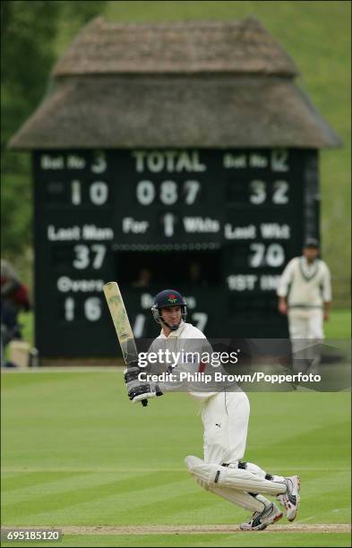 Lancashire batsman Mal Loye in action during their C&G Trophy cricket match against Buckinghamshire at the Wormsley Park Cricket Ground on May 3rd,...