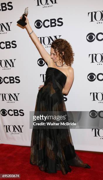 Rebecca Taichman poses at the 71st Annual Tony Awards, in the press room at Radio City Music Hall on June 11, 2017 in New York City.