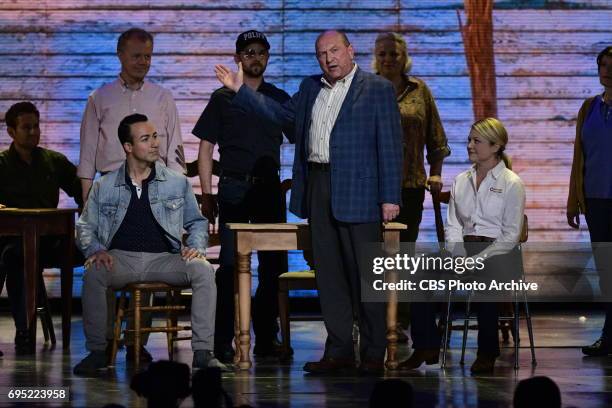 The cast of Come From Away performs at THE 71st ANNUAL TONY AWARDS broadcast live from Radio City Music Hall in New York City on Sunday, June 11,...