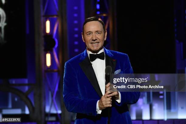 Kevin Spacey at THE 71st ANNUAL TONY AWARDS broadcast live from Radio City Music Hall in New York City on Sunday, June 11, 2017 on the CBS Television...