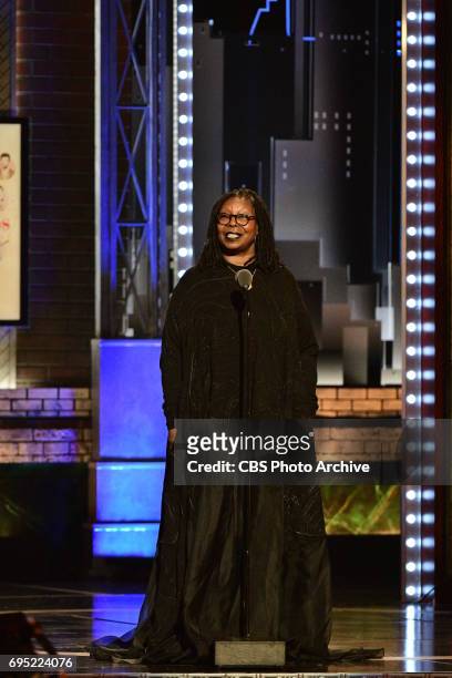 Whoopi Goldberg at THE 71st ANNUAL TONY AWARDS broadcast live from Radio City Music Hall in New York City on Sunday, June 11, 2017 on the CBS...