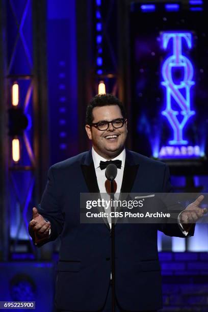Josh Gad at THE 71st ANNUAL TONY AWARDS broadcast live from Radio City Music Hall in New York City on Sunday, June 11, 2017 on the CBS Television...