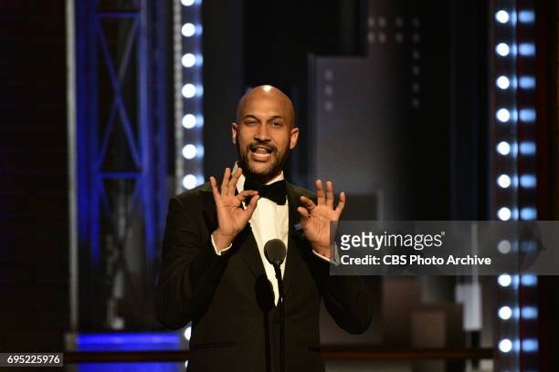 Keegan-Michael Key at THE 71st ANNUAL TONY AWARDS broadcast live from Radio City Music Hall in New York City on Sunday, June 11, 2017 on the CBS...