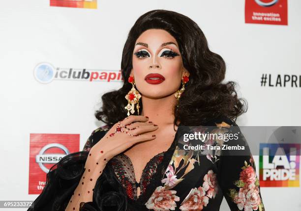 Valentina attends at the LA Pride Music Festival And Parade 2017 on June 11, 2017 in West Hollywood, California.