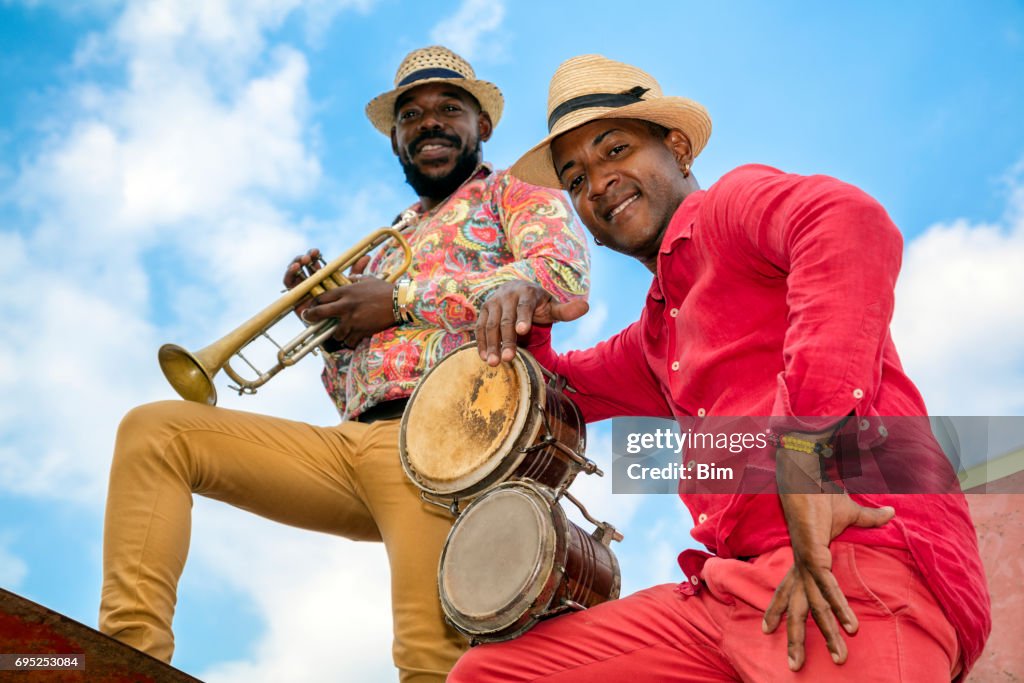 Cuban musician with trumpet, Havana, Cuba