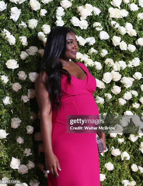 Patina Miller attends the 71st Annual Tony Awards at Radio City Music Hall on June 11, 2017 in New York City.