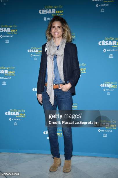 Alice Taglioni attends 'Les Nuits en Or 2017' Dinner Gala on June 12, 2017 in Paris, France.