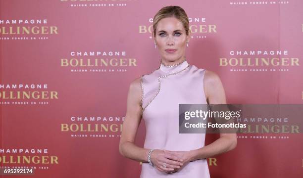 Swedish model Helen Svedin attends the 'Life Can Be Perfect' by Champagne Bollinger party at the NH Collection Suecia Hotel on June 12, 2017 in...