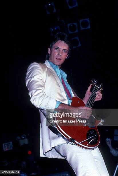 Rick Springfield in concert circa 1981 in New York City.