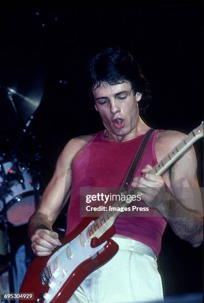 Rick Springfield in concert circa 1981 in New York City.