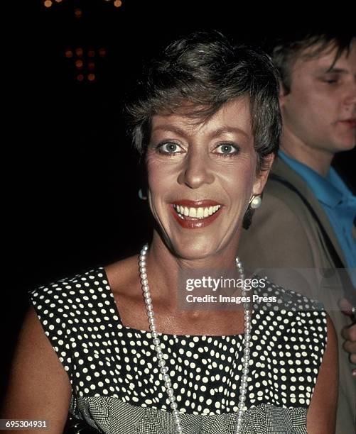 Carol Burnett circa 1982 in New York City.