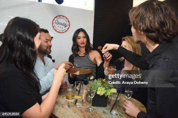 Olivia Munn hosts the Chef's Cut Real Jerky event for National Jerky Day on June 12, 2017 in Los Angeles, California.